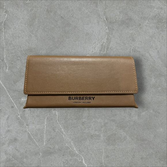 NEW BURBERRY CAMEL BROWN SOFT Glasses CASE *No Glasses* - Picture 1 of 5
